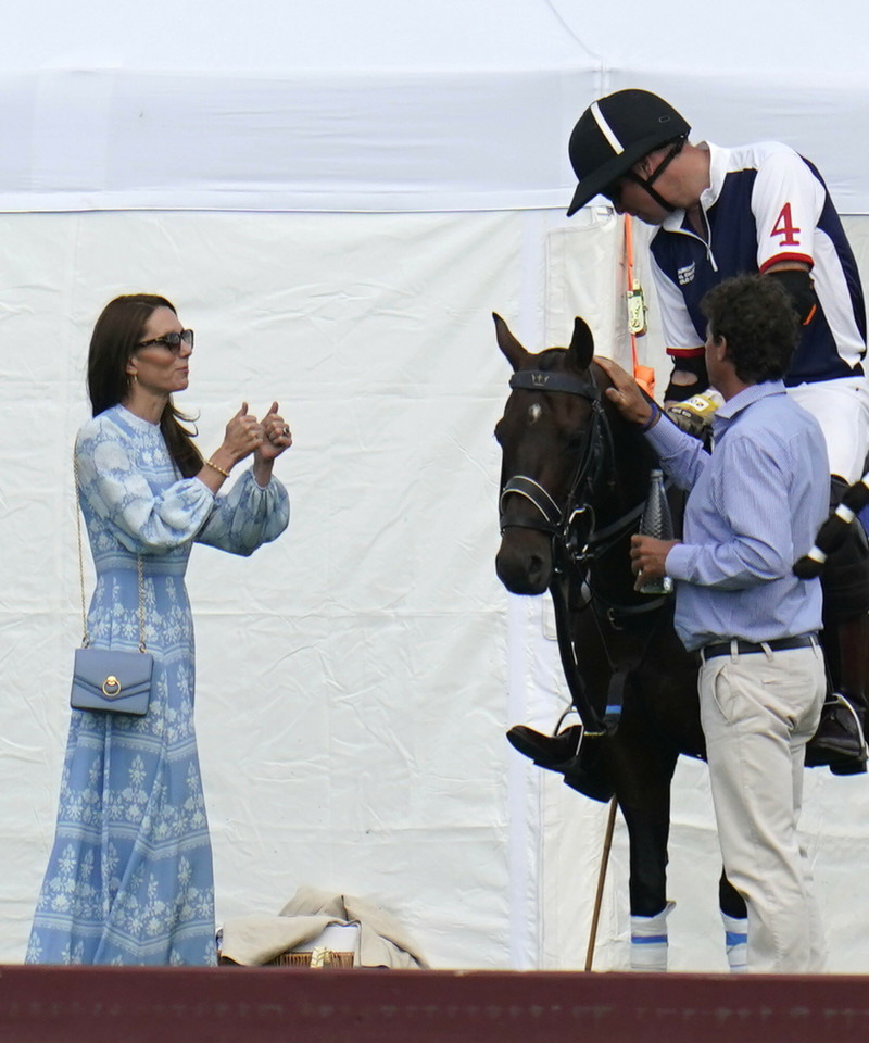 Księżna Kate i książę William na charytatywnym meczu polo