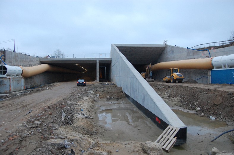 Tunel pod Ursynowem fot. Krzysztof Śmietana