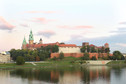 Kraków - widok na bulwary wiślane i Wawel