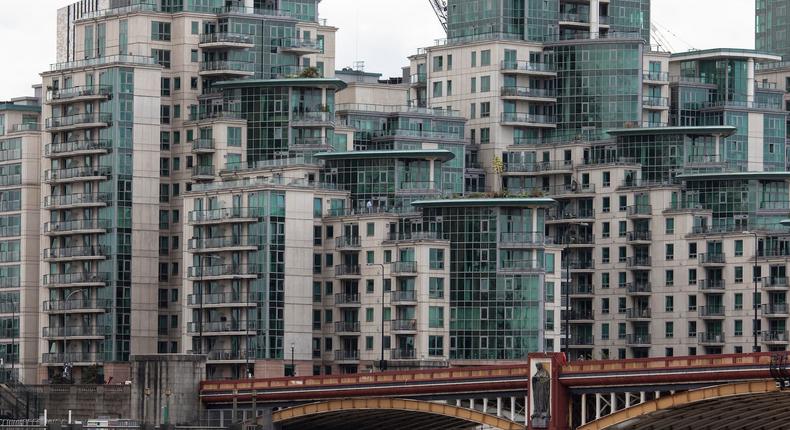 Vauxhall Bridge near luxury apartments along London's River Thames.Dan Kitwood/Getty Images