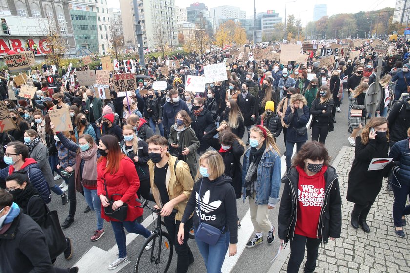 Protest w Warszawie