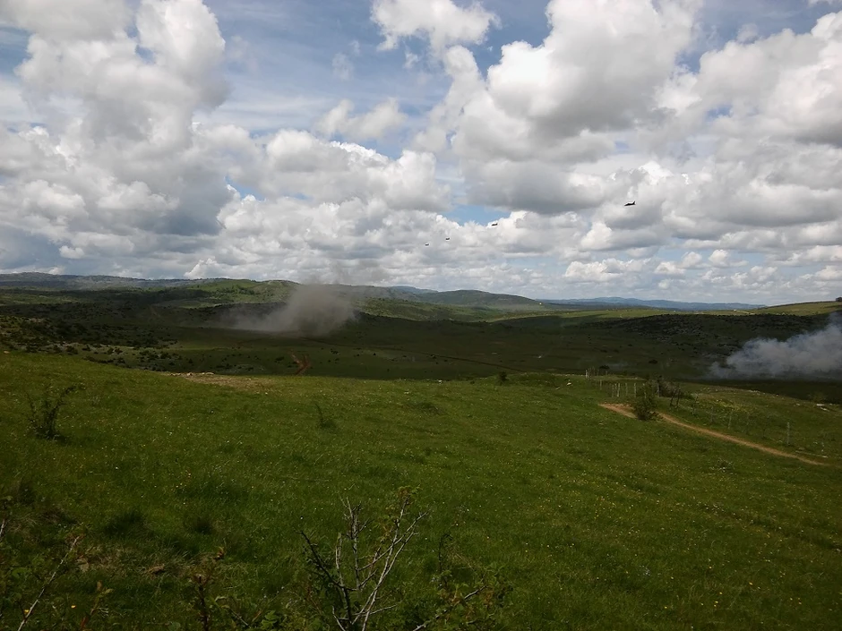 Sjenica: Eksplozija dimnih bombi tokom vojne vežbe 
