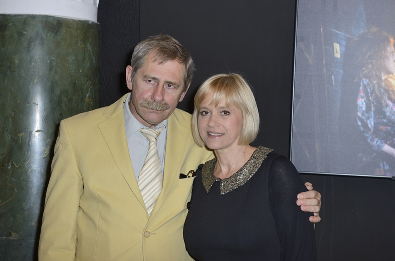 Andrzej Strzelecki z żoną 