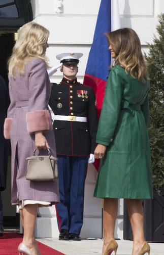 Monika Babisova i Melania Trump