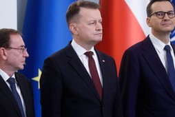 Mariusz Kamiński, Mariusz Błaszczak i Mateusz Morawiecki