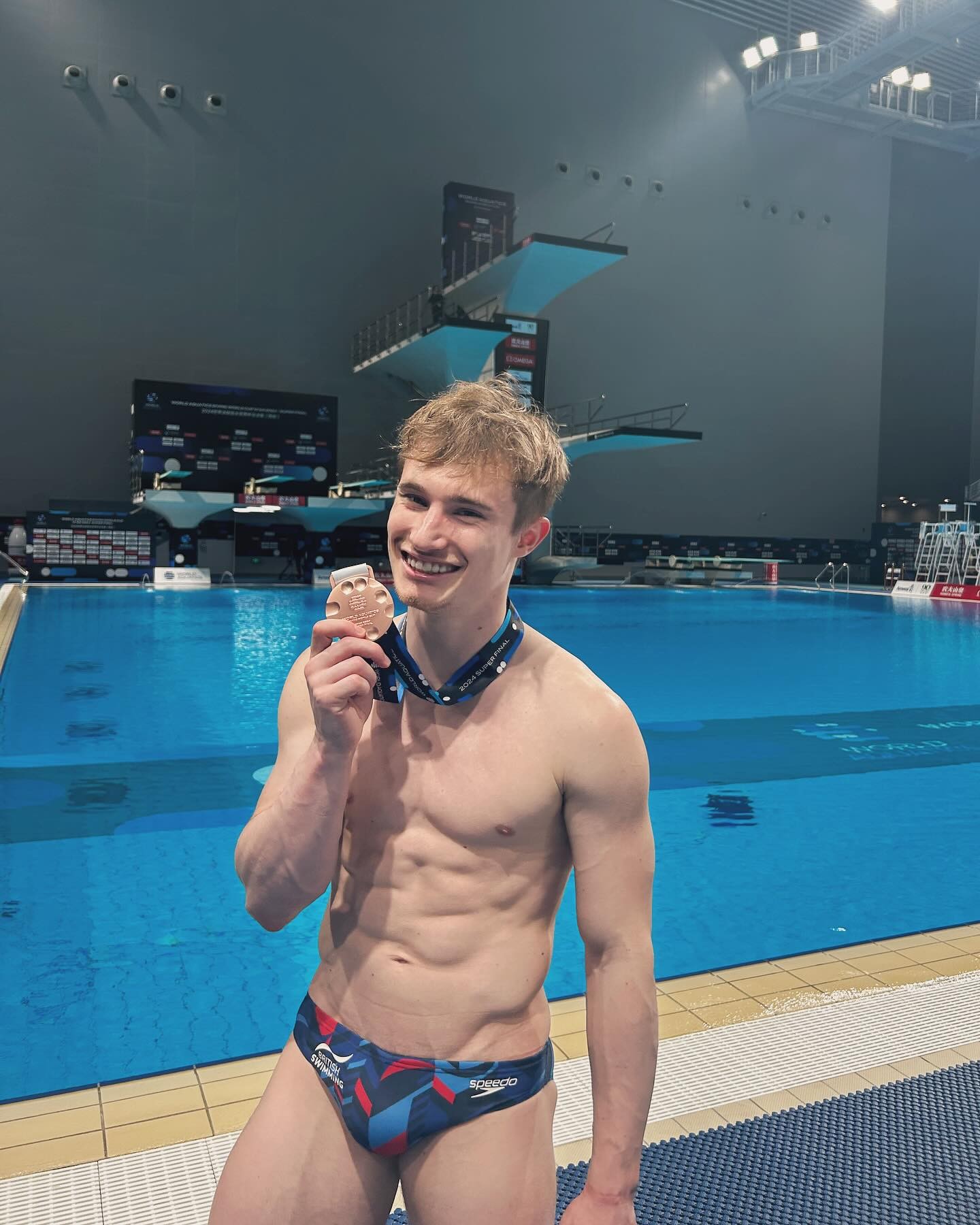 Skokan do vody Jack Laugher