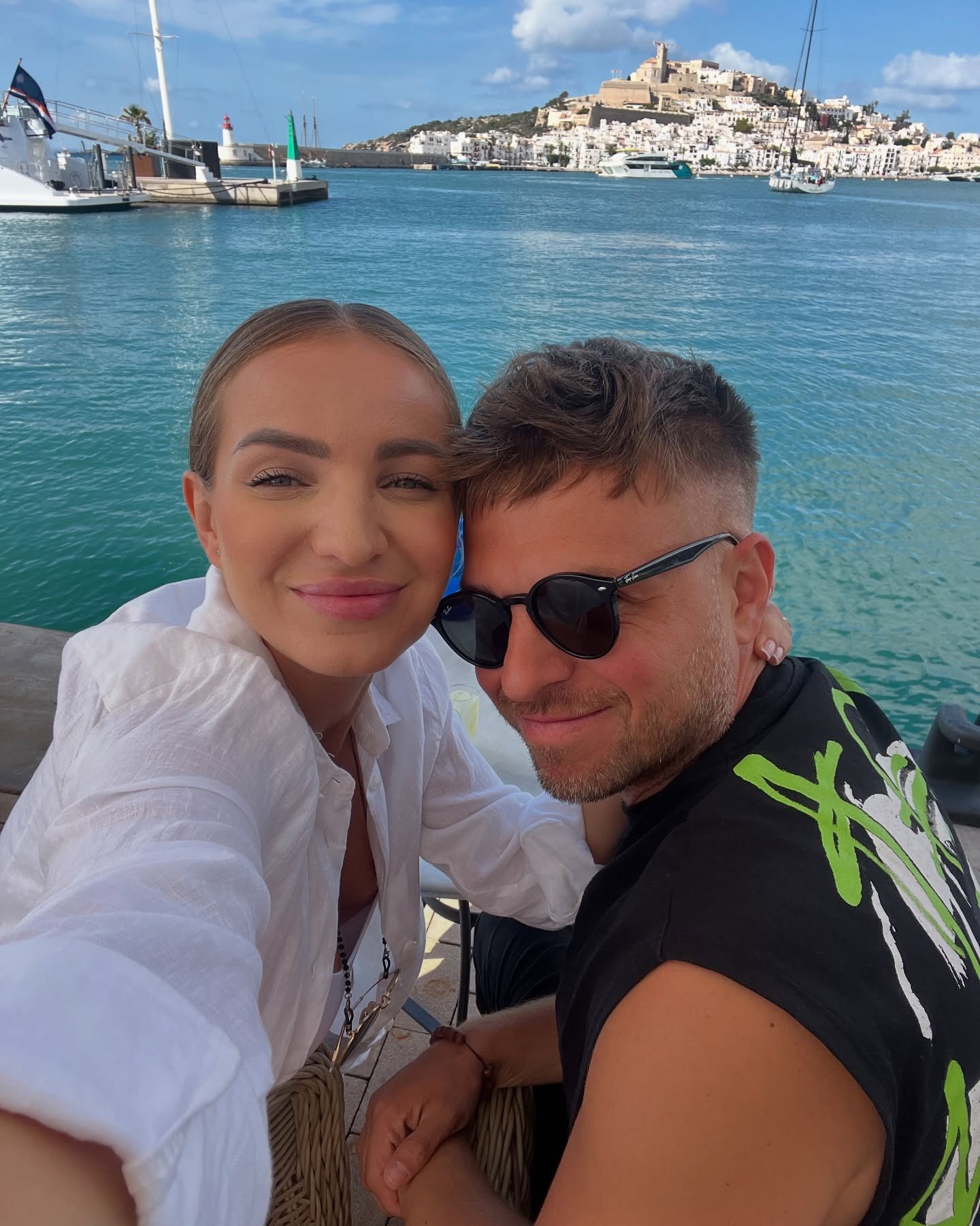 Slovenský DJ EKG s manželkou Mirkou.