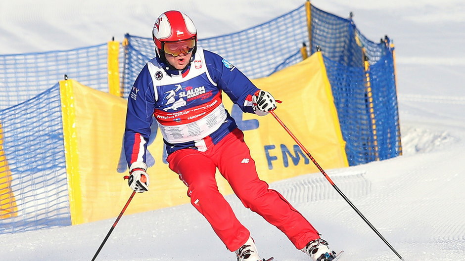 "12H Slalom Maraton Zakopane 2020". Andrzej Duda na stoku 