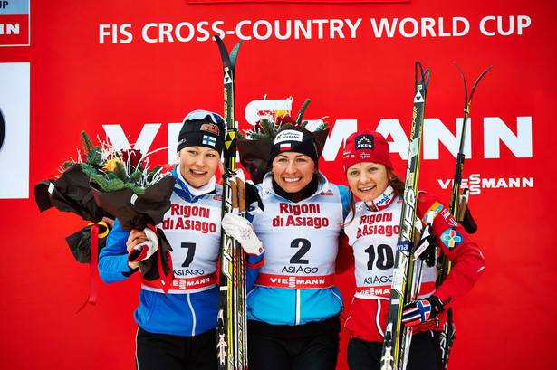 Anne Kylloenen, Justyna Kowalczyk i Maiken Caspersen Falla