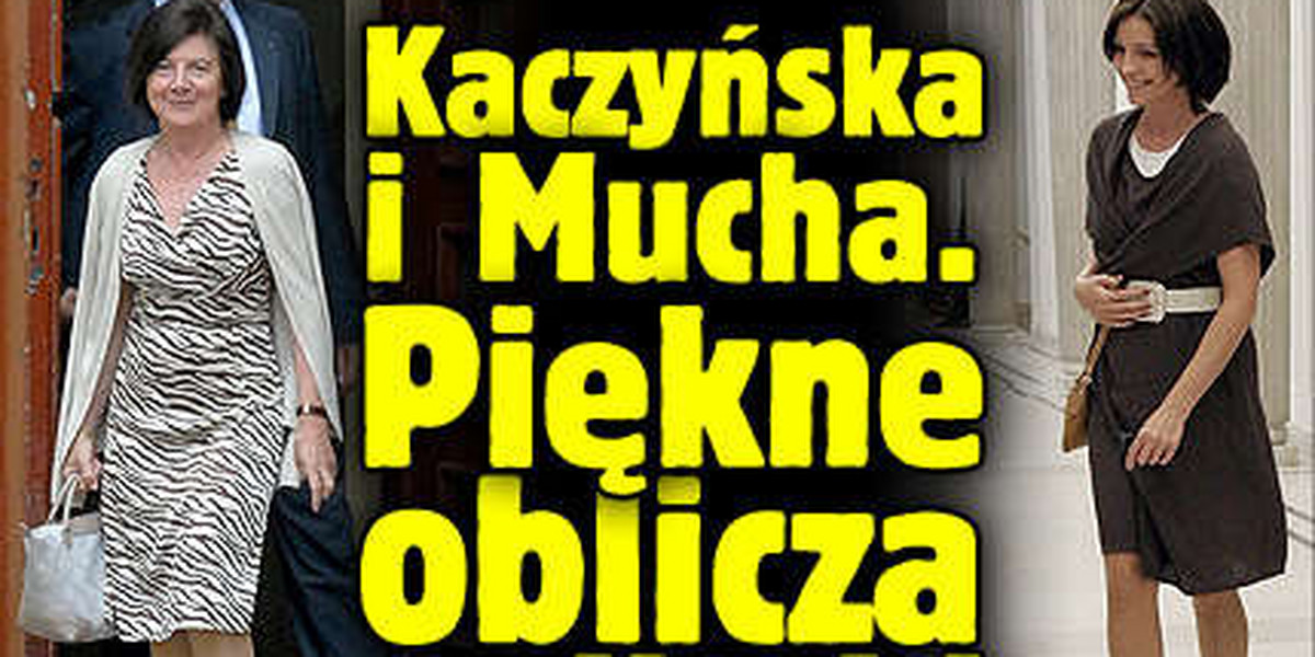 Kaczyńska i Mucha. Piękne oblicza polityki