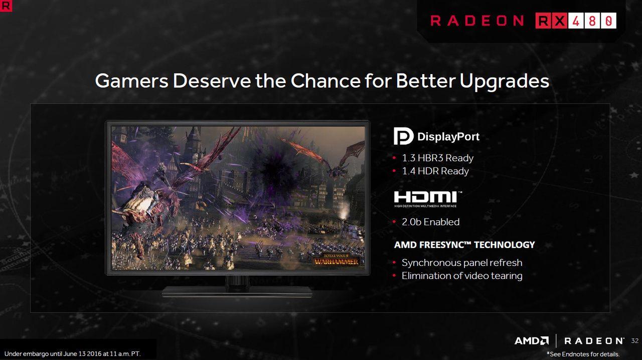 Radeon RX 480 ponúkne modernú výbavu (zdroj: AMD,