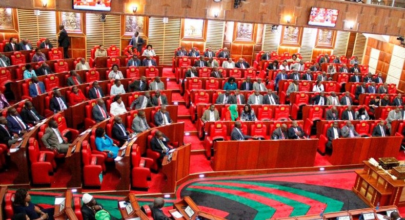 The National Assembly in session