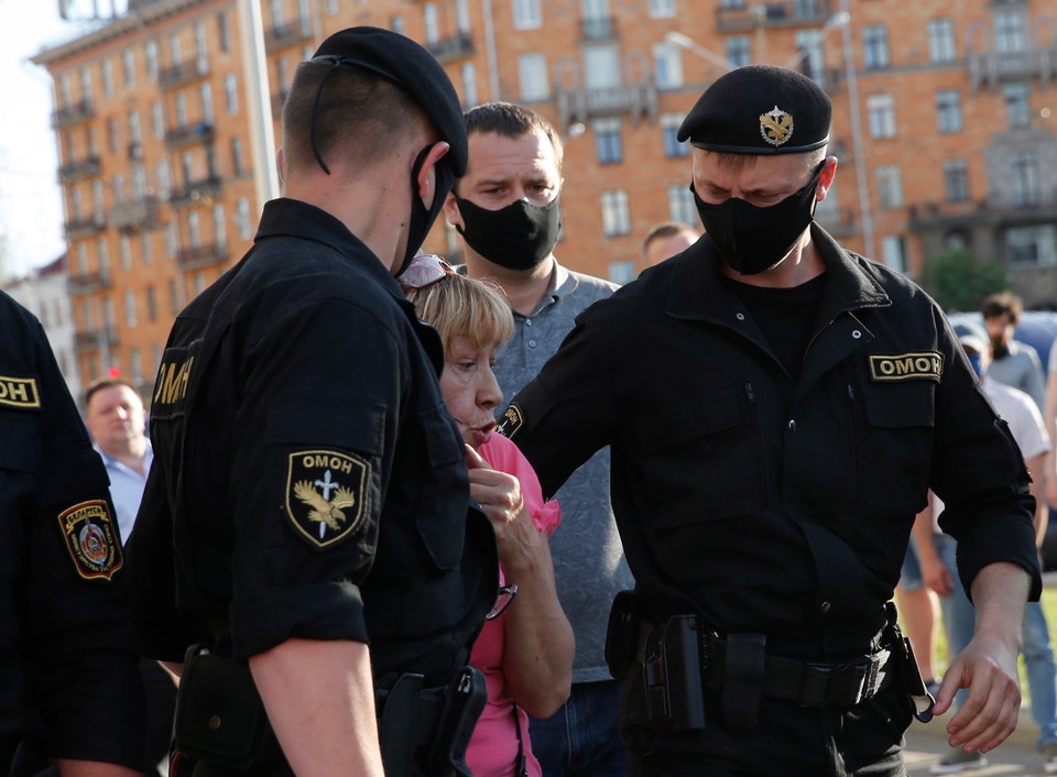 Białoruś. Protesty zorganizowane przez opozycję stłumione przez policję