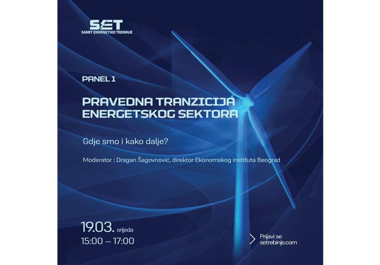Samit energetike Trebinje kreće sutra: Dekarbonizacija privrednih društava izazov za energetski sektor