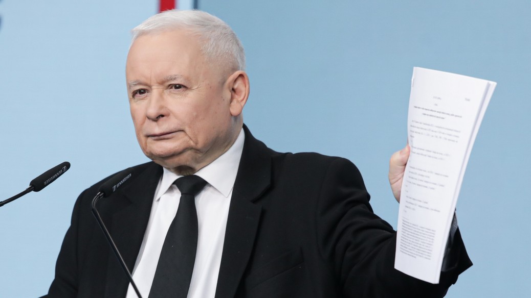 Prezes PiS Jarosław Kaczyński