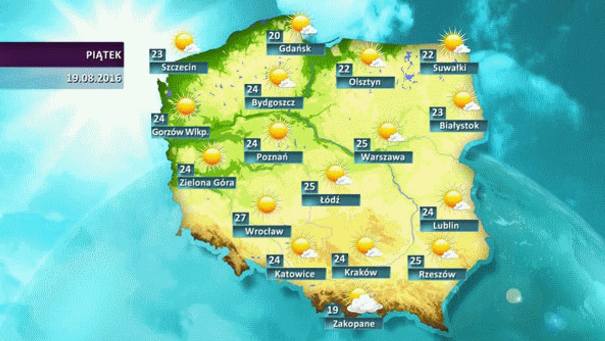 Jaka prognoza pogody na piątek? Dzięki rozwijającemu się nad Wielką Brytanią ośrodkowi niżowemu, do naszego kraju zacznie napływać ciepłe powietrze zwrotnikowe. Jako pierwsi zmianą pogody będą mogli cieszyć się mieszkańcy południowych województw.