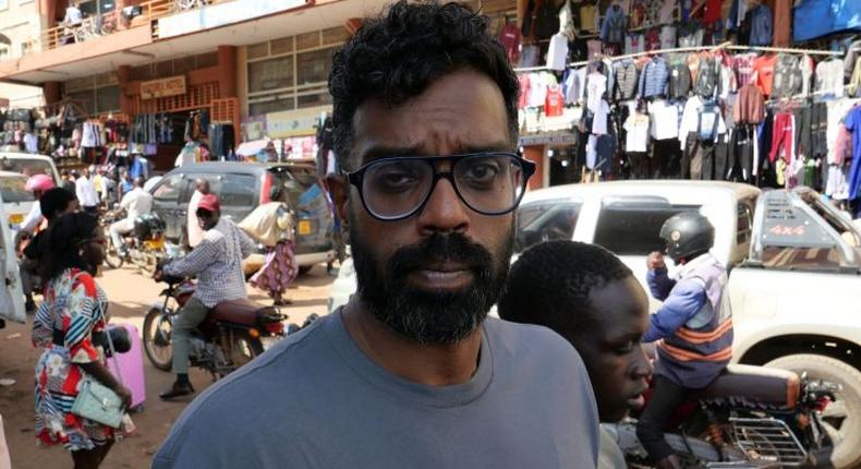 Romesh Ranganathan in down town Kampala