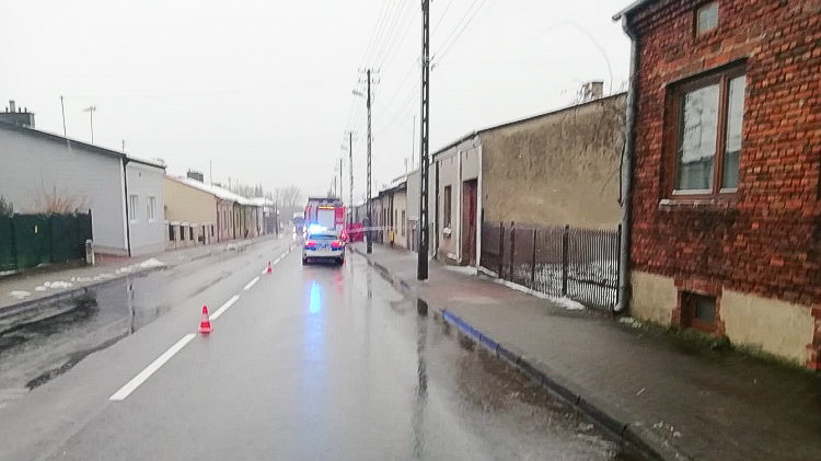 Tragiczny wypadek w Kamieńsku (pow. radomszczański) - fot. KPP w Radomsku