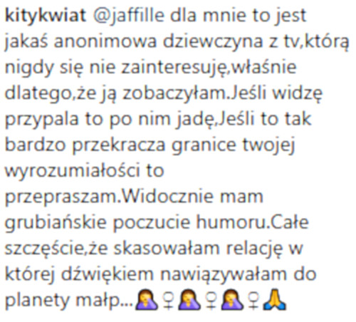 Katarzyna Kwiatkowska na Instagramie