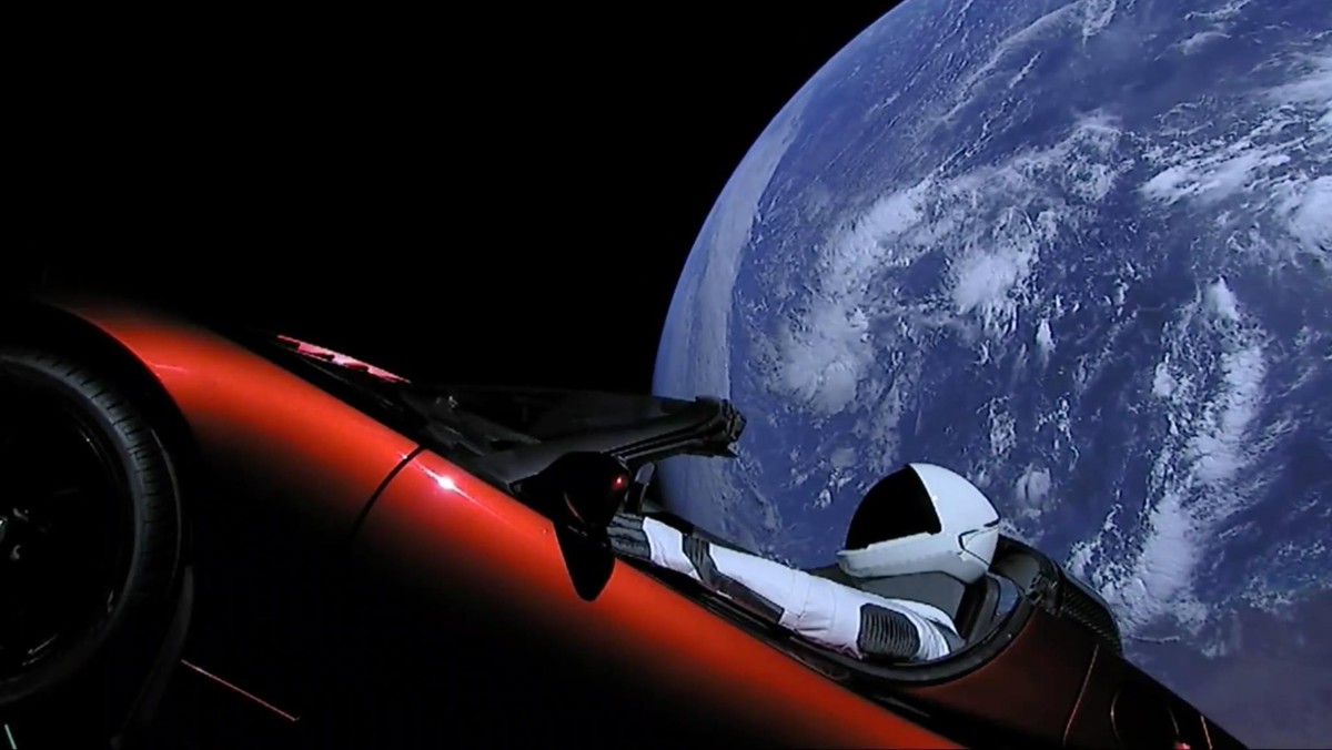 Tesla Falcon Heavy rakieta