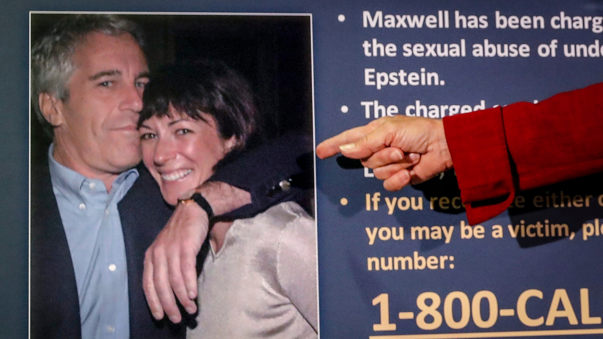 Ghislaine Maxwell a Jeffrey Epstein.