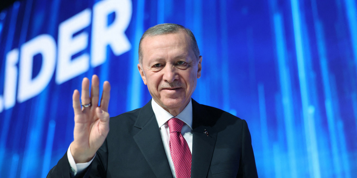 Turecki prezydent Recep Tayyip Erdoğan.