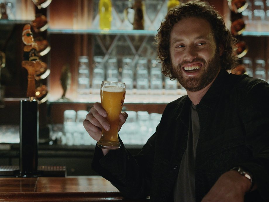 Shock Top's Super Bowl commercial starring TJ Miller.