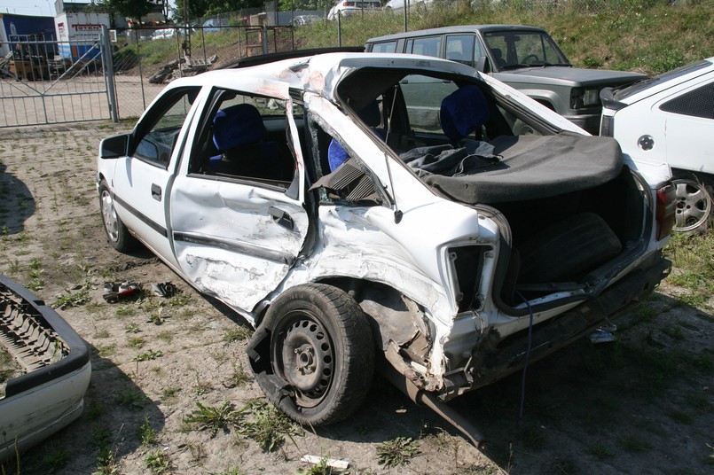 Samochód, którym jechali