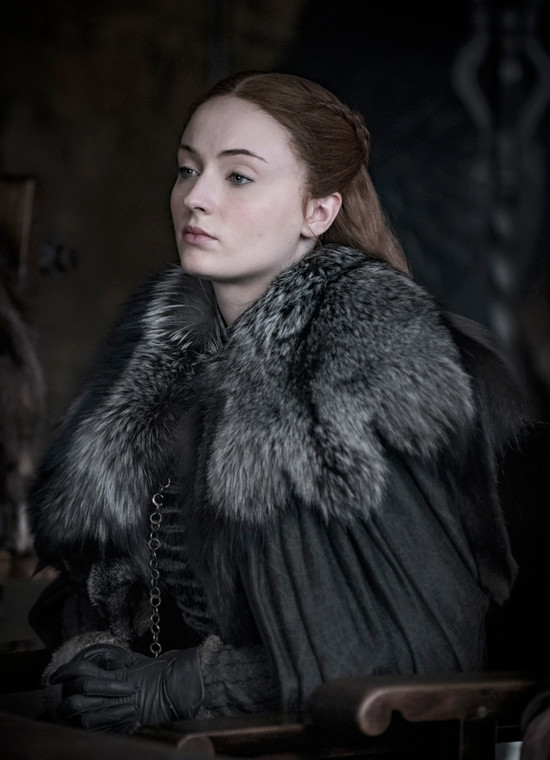 Sophie Turner jako Sansa Stark w "Grze o tron"