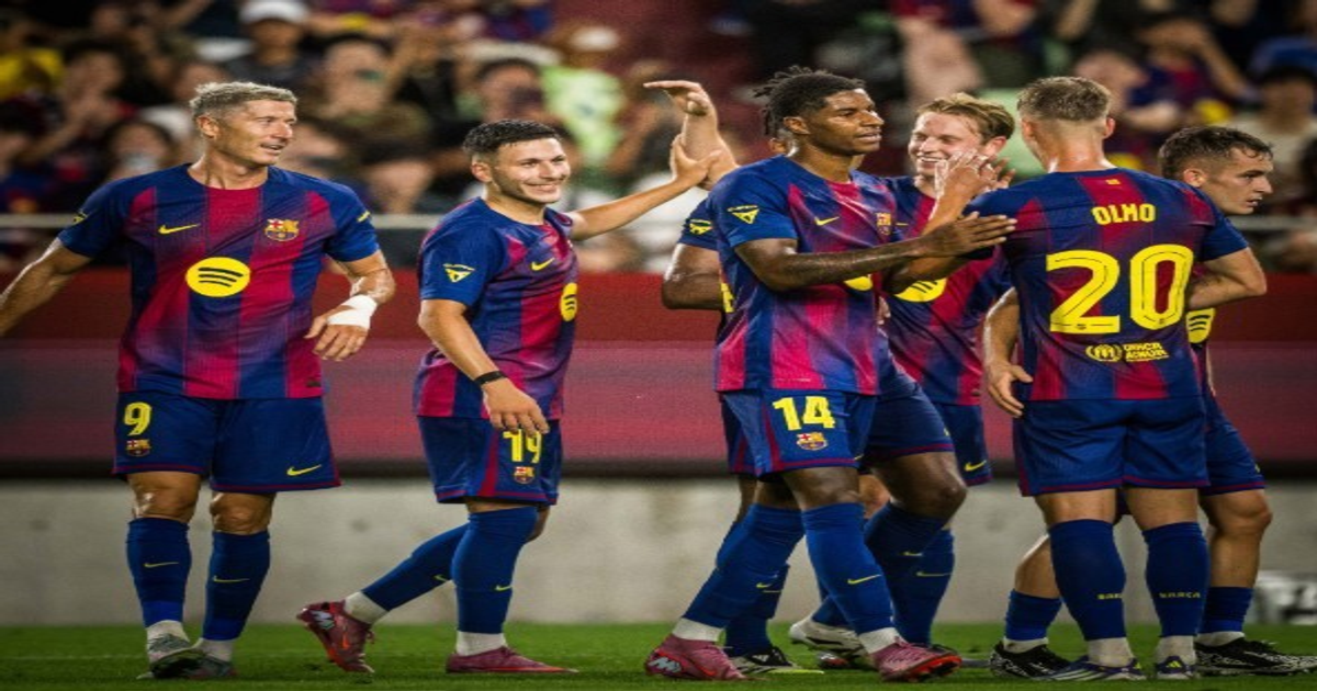 Barcelona vence 1-3 al Vissel Kobe: Debut de Rashford