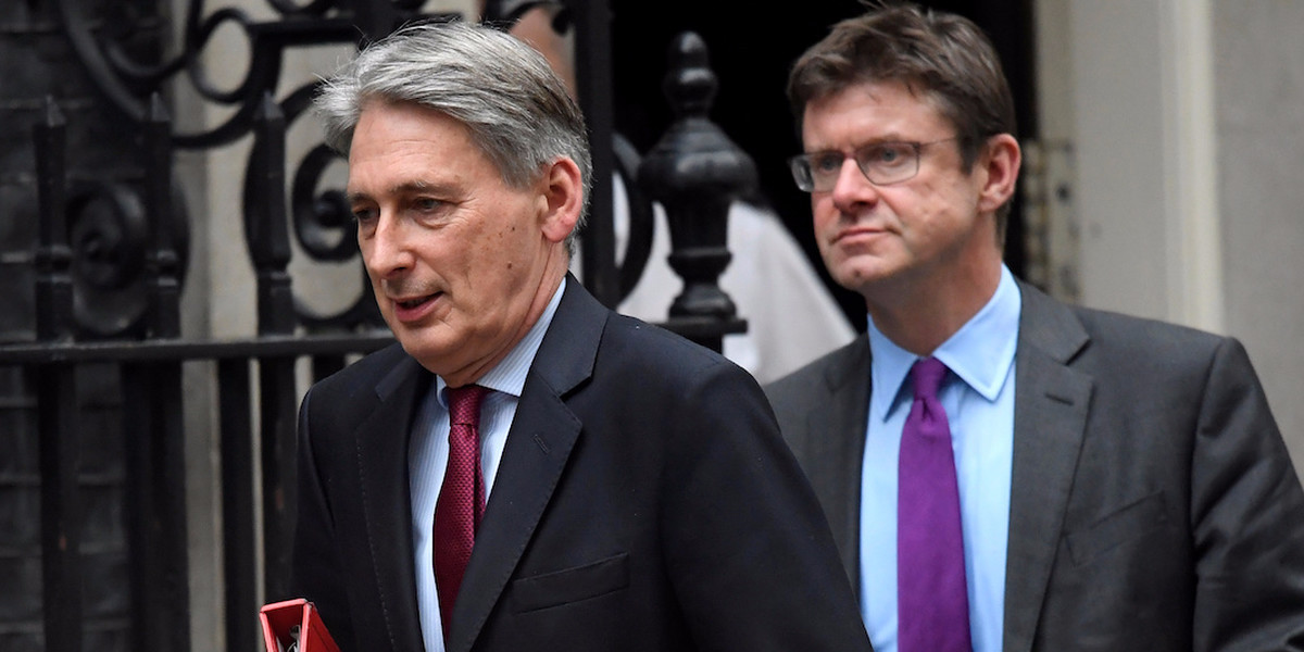 Philip Hammond says the British economy is already suffering due to Brexit