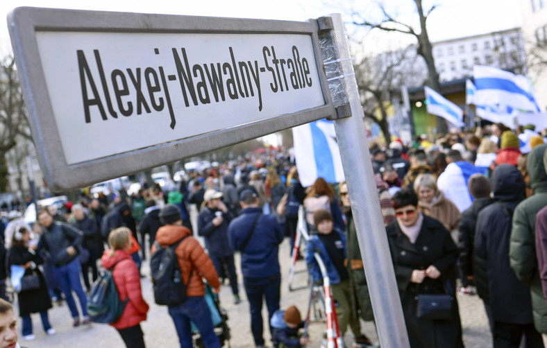 Antyputinowski protest w Berlinie, 17 marca br.