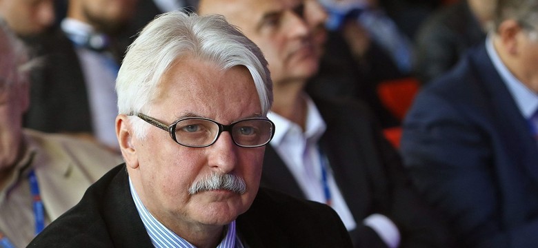 "Takie słowa nie padły. Nie jestem dyplomatą". Szef dyplomacji Witold Waszczykowski tłumaczy się z feralnego wywiadu