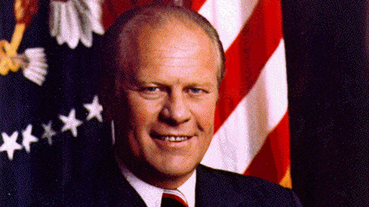 Gerald Ford – amerykański polityk Partii Republikańskiej, wieloletni członek Kongresu Stanów Zjednoczonych, 38. prezydent Stanów Zjednoczonych i 40. wiceprezydent. 