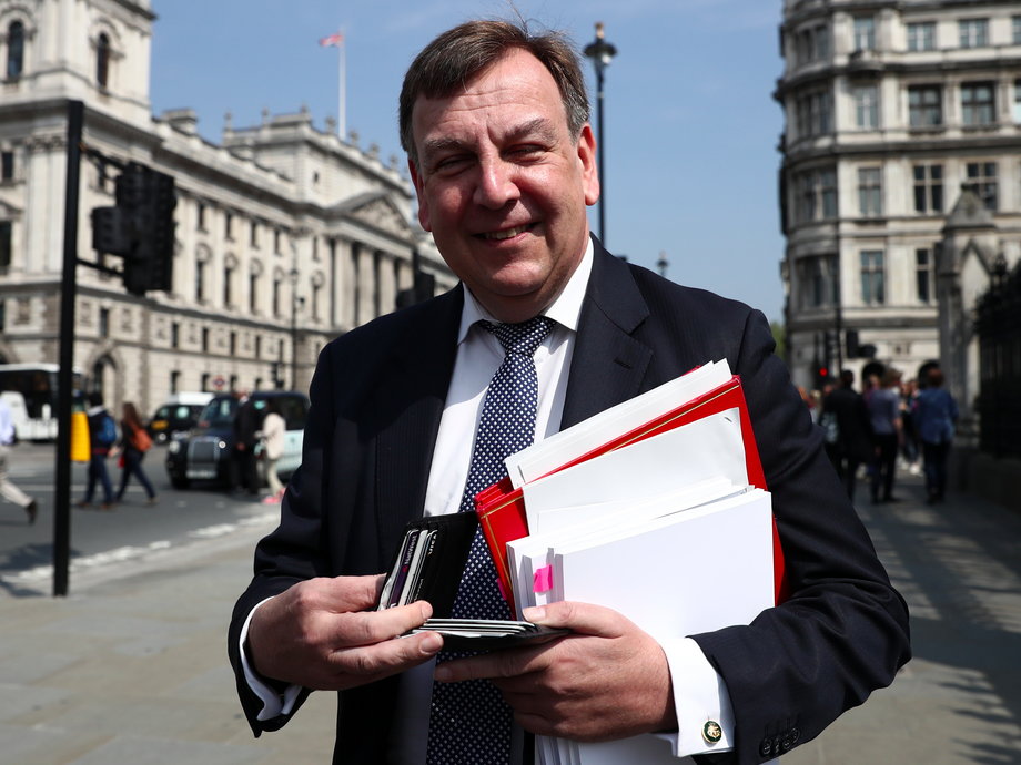 The former Secretary of State for Culture, Media and Sport, John Whittingdale.