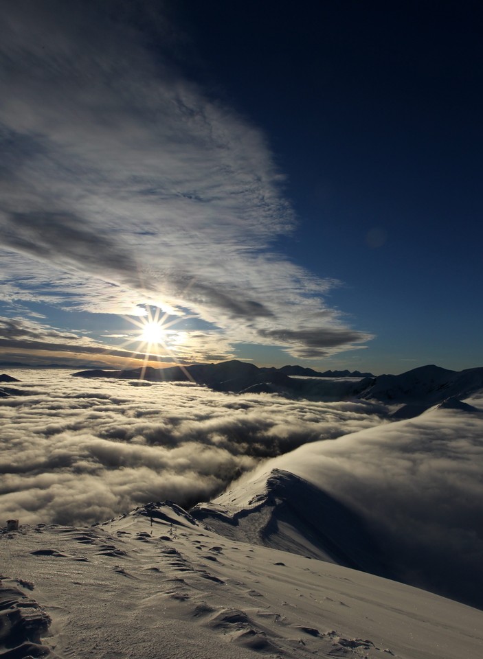 Zimowe Tatry zapierają dech w piersiach