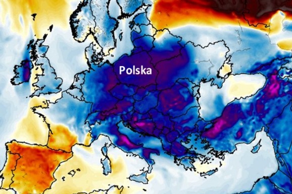 (MAPA) Ljubičasta boja na karti Srbije znači SAMO JEDNO! Nema više šale, meteorolozi najavili anomaliju koja će okovati Evropu
