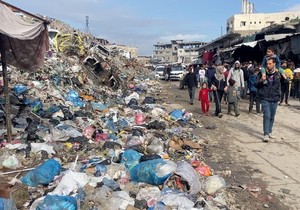 Gomilanje otpada i krša dovelo je do razmnožavanja miševa i pacova, kaže palestinsko Ministarstvo zdravlja | Foto: BBC