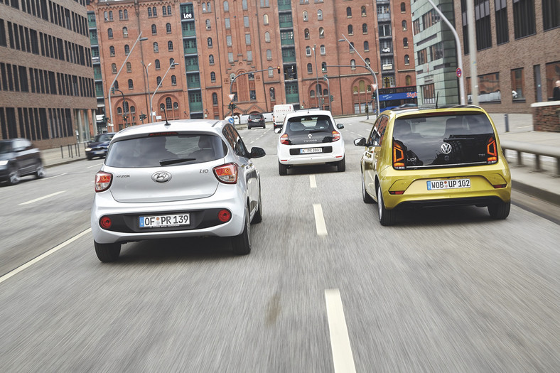 Porównanie: Hyundai i10 kontra Renault Twingo i VW Up!