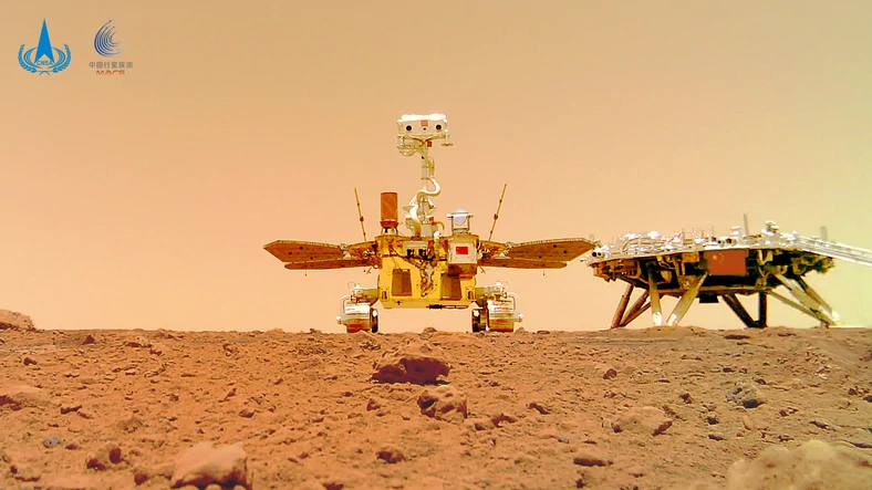 Łazik Zhurong wysłany na Marsa przez CNSA