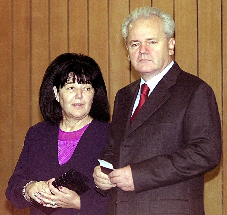 Mira Marković i Slobodan Milošević