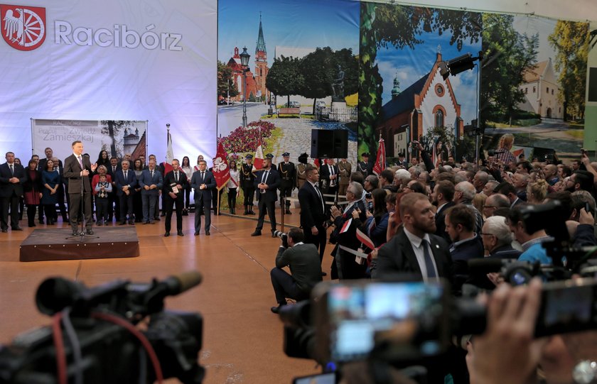 Incydent na spotkaniu z Andrzejem Dudą