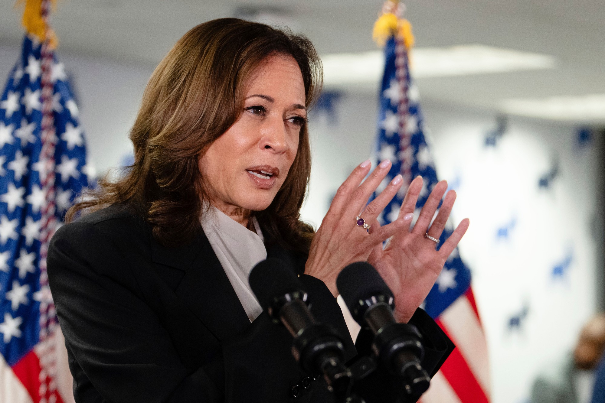 Americká viceprezidentka Kamala Harrisová.