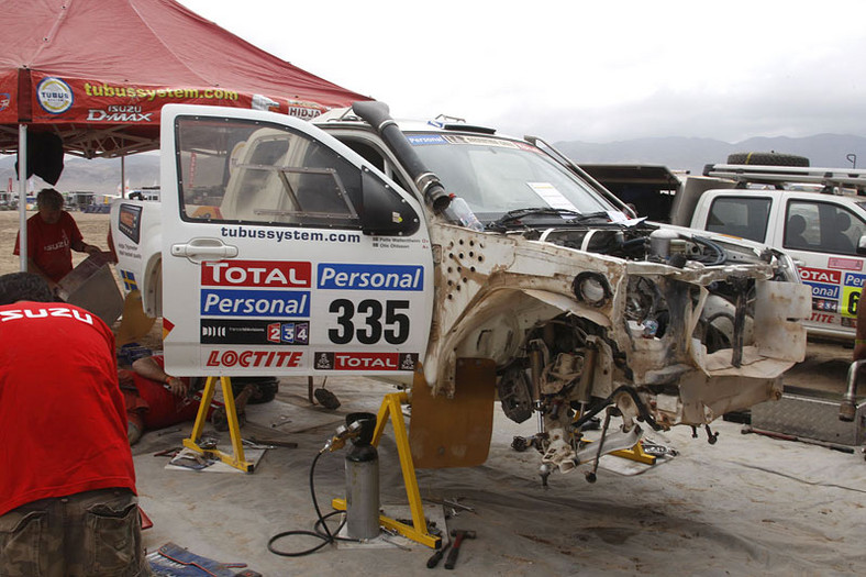 Rajd Dakar 2010: Przygoński już 8, Sonik broni honoru (12. etap na żywo, wyniki, foto)