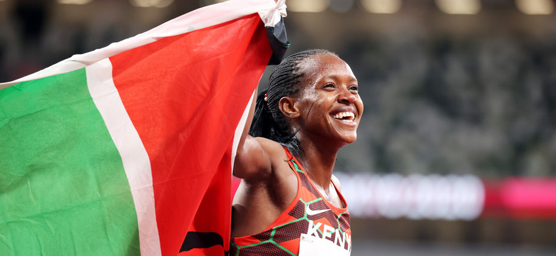 Tokio 2020: Faith Kipyegon zwyciężyła na biegu na 1500 m