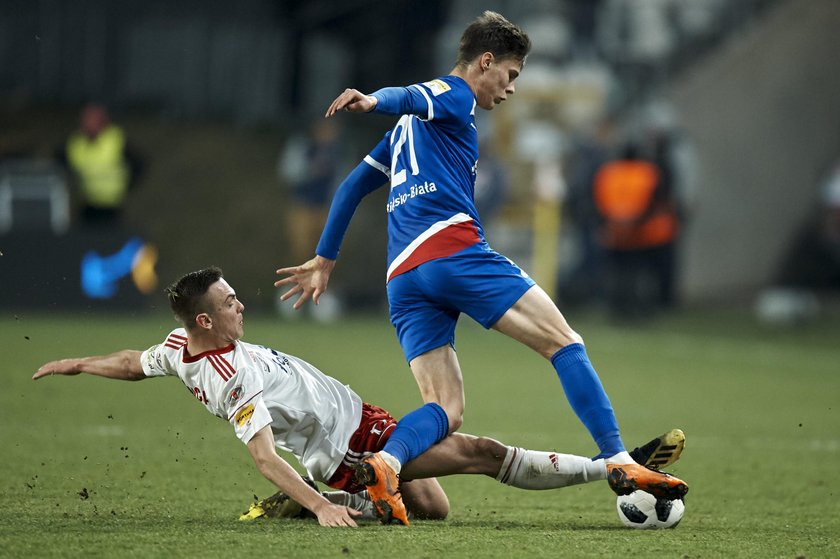 Pilka nozna. Fortuna I liga. Podbeskidzie Bielsko-Biala - Bytovia Bytow. 16.03.2019