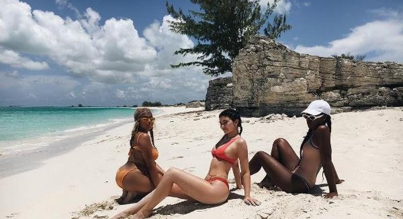 Kylie Jenner shares bikini photos from 19th birthday party