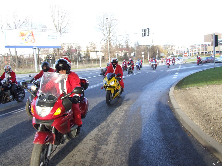 MIKOŁAJKI MOTOCYKLOWE W KRAKOWIE '2008