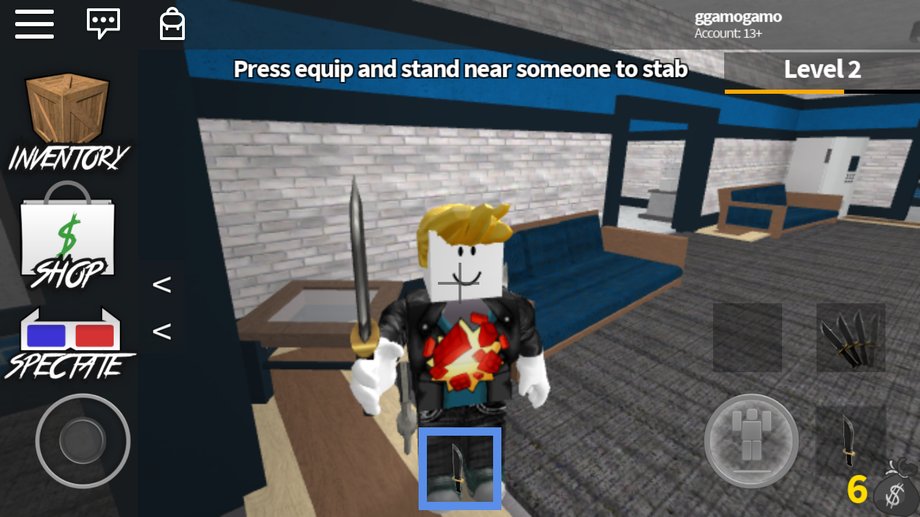 Some Roblox games, like "Murder Mystery 2," can get a little violent...