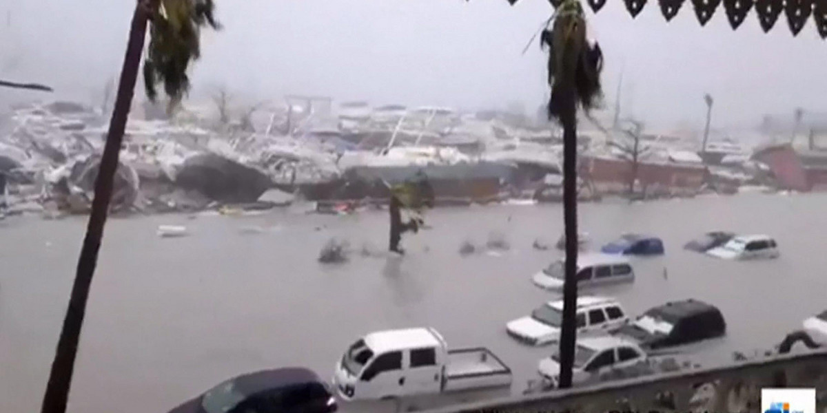 Huragan Irma sieje spustoszenie na terytoriach francuskich w archipelagu Małych Antyli